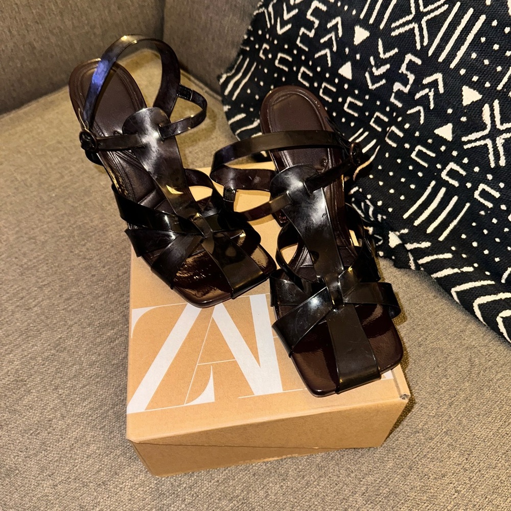 Zara Elegant Black Women's Sandals